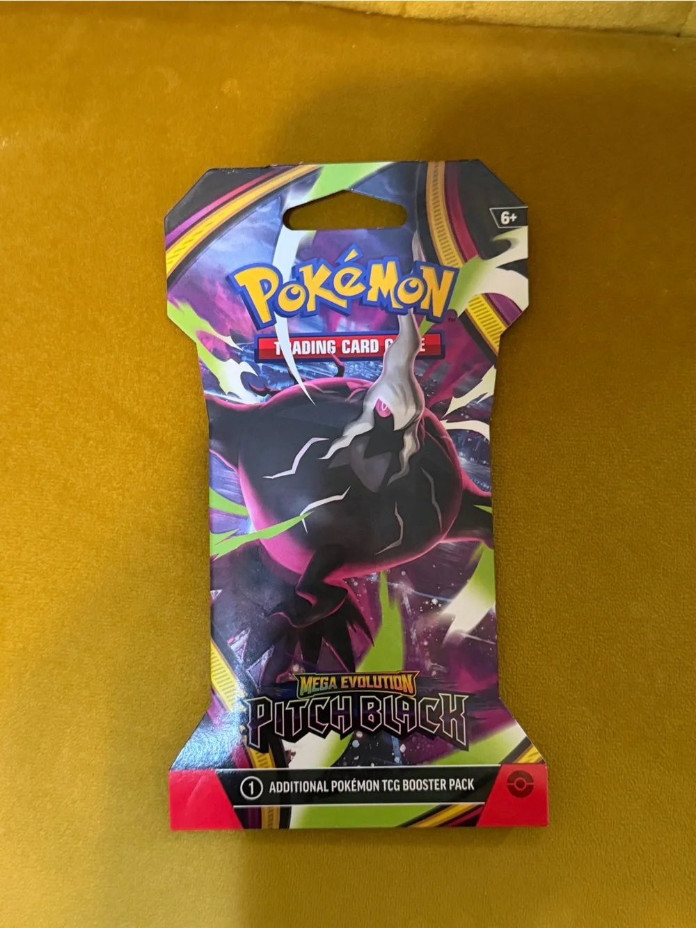 Pokémon TCG Pitch Black Booster Pack – Purple & Black Design